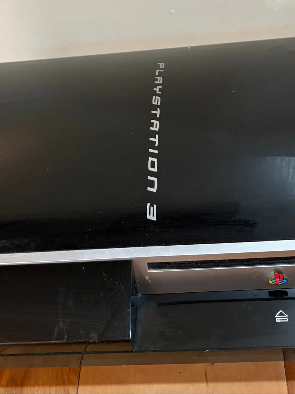 Sony PlayStation 3 Fat PS3 Console Gaming System - Glossy Black )Tested & works)